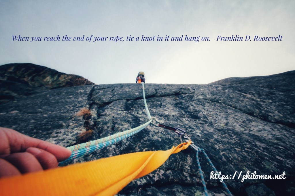 Hang on Never give&nbsp;up